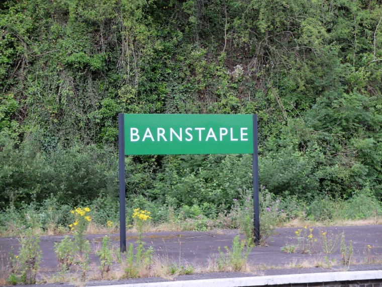 Barnstaple railway station.