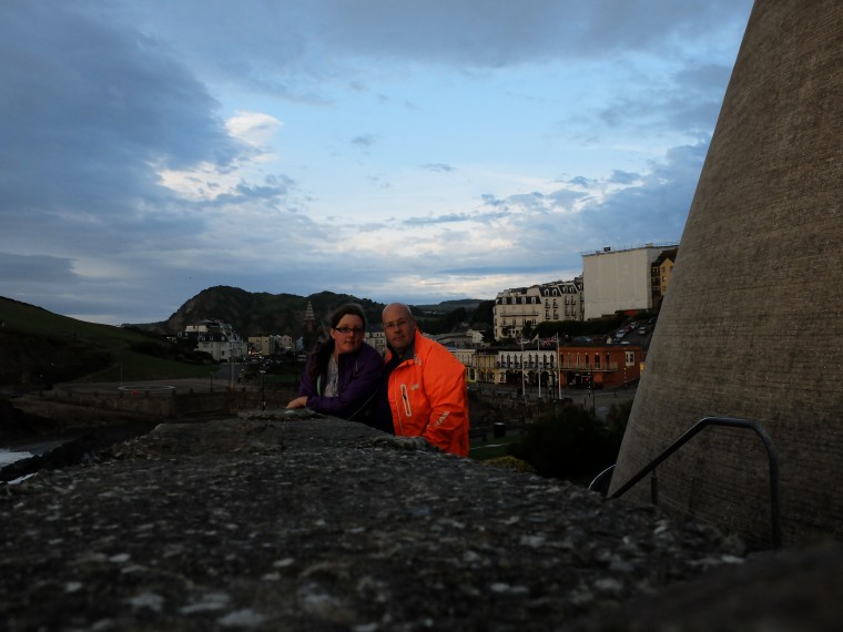 Looking out to sea, in Ilfracombe.
